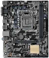 ASUS H110M K Intel H110 Soket 1151 DDR4 2133Mhz USB3.0 VGA DVI Anakart - 1